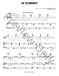 In Summer piano sheet music cover